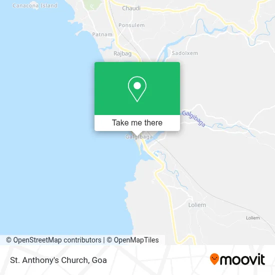 St. Anthony's Church map