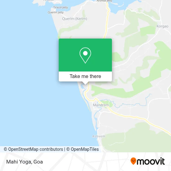 Mahi Yoga map