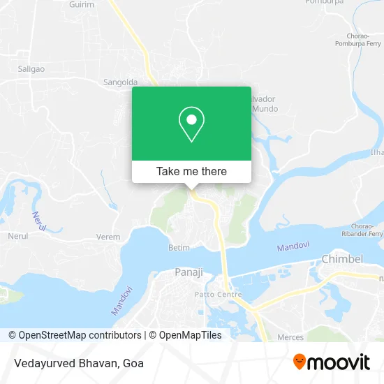 Vedayurved Bhavan map