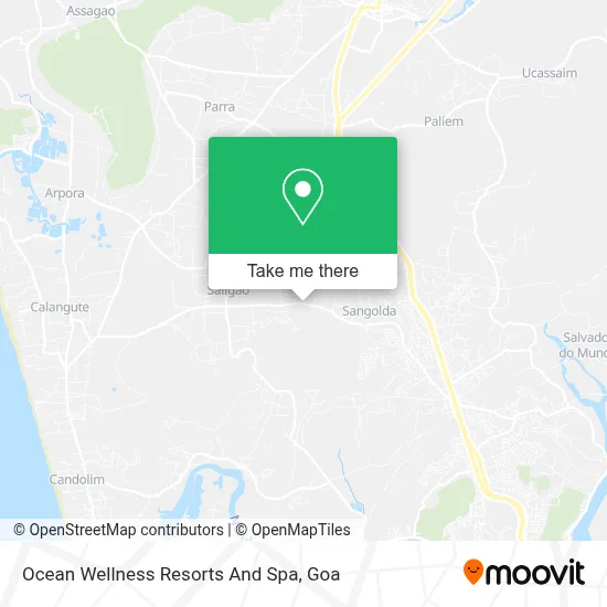 Ocean Wellness Resorts And Spa map
