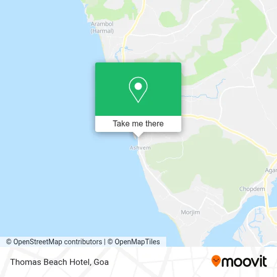 Thomas Beach Hotel map
