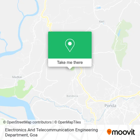 Electronics And Telecommunication Engineering Department map