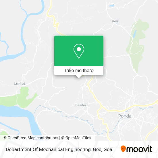 Department Of Mechanical Engineering, Gec map