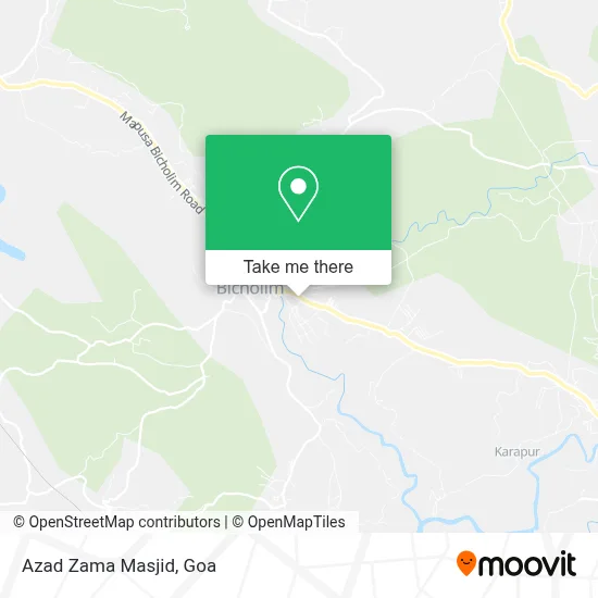 Azad Zama Masjid map