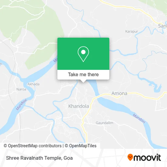 Shree Ravalnath Temple map