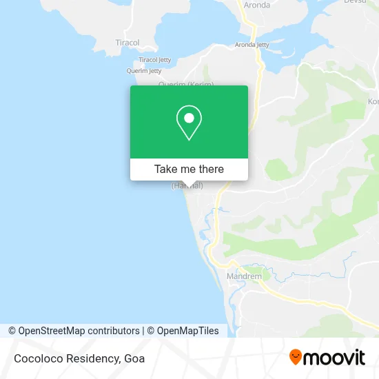 Cocoloco Residency map