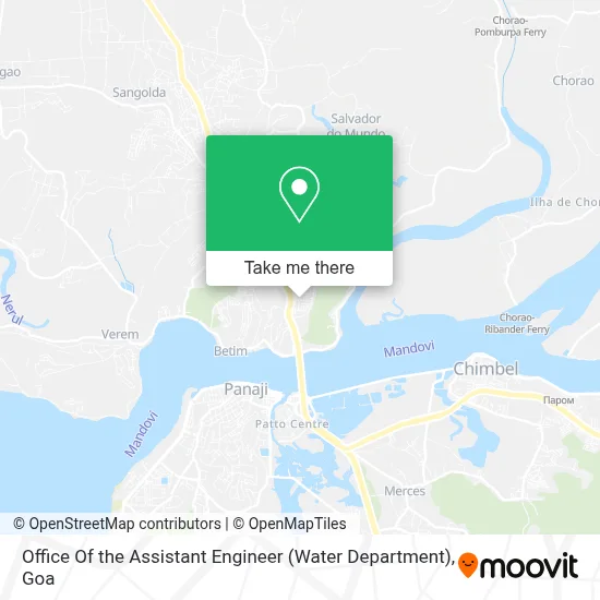 Office Of the Assistant Engineer (Water Department) map