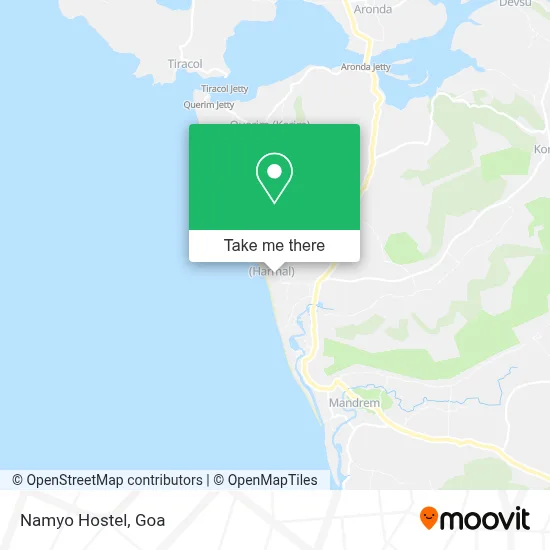Namyo Hostel map