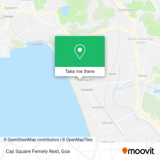 Caji Square Femely Rest map