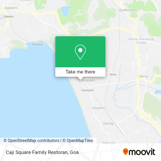 Caji Square Family Restoran map