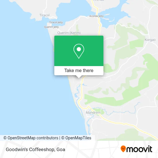 Goodwin's Coffeeshop map