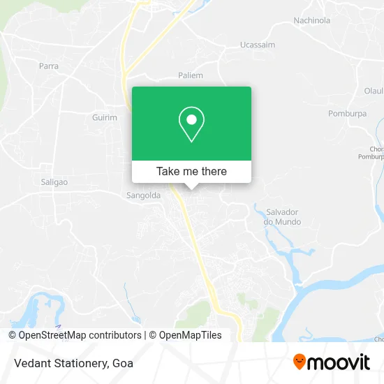 Vedant Stationery map