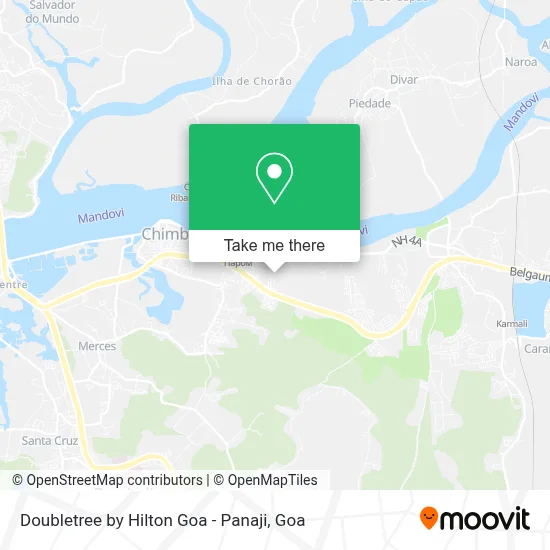 Doubletree by Hilton Goa - Panaji map