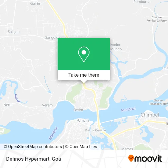 Definos Hypermart map