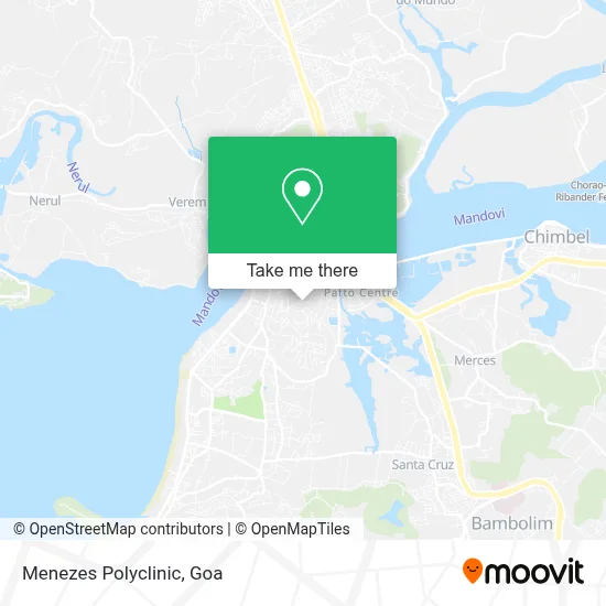 Menezes Polyclinic map