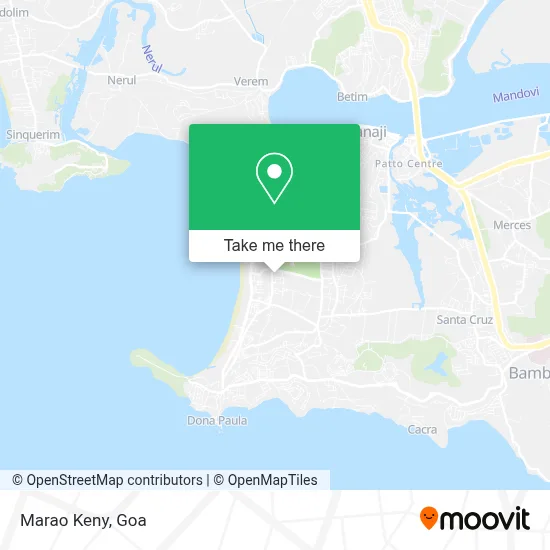 Marao Keny map