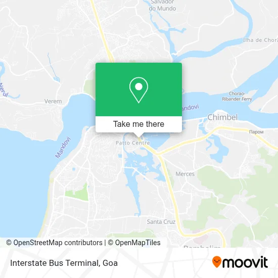 Interstate Bus Terminal map