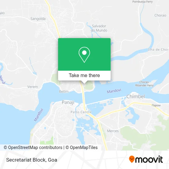 Secretariat Block map