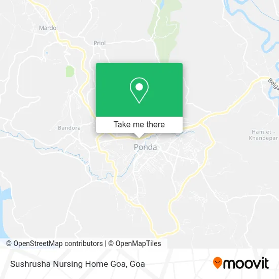 Sushrusha Nursing Home Goa map