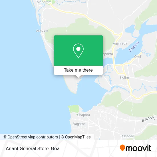 Anant General Store map