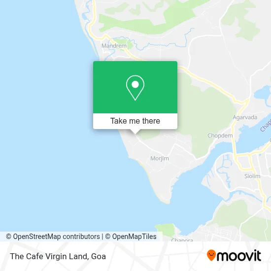 The Cafe Virgin Land map