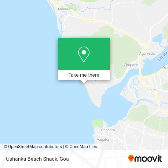 Ushanka Beach Shack map