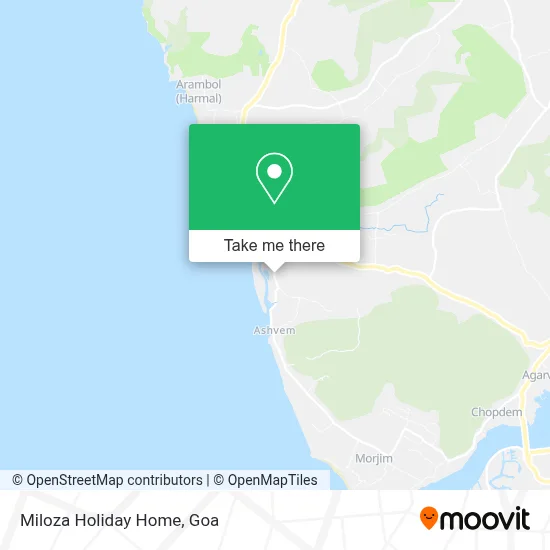 Miloza Holiday Home map