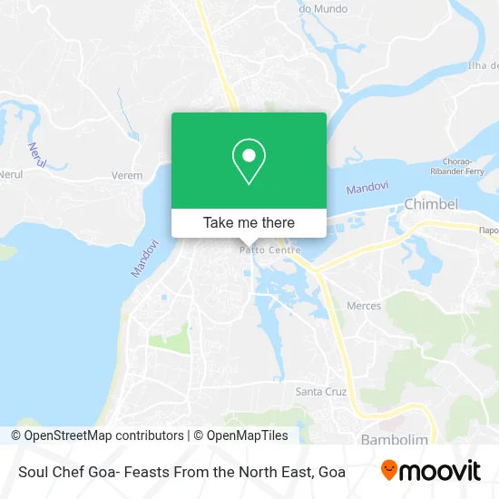 Soul Chef Goa- Feasts From the North East map