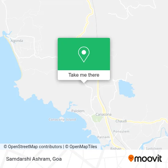 Samdarshi Ashram map