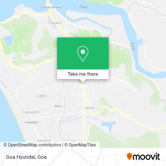Goa Hyundai map