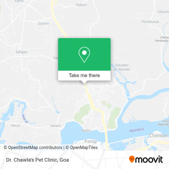 Dr. Chawla's Pet Clinic map