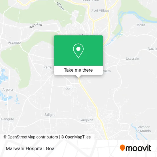 Marwahi Hospital map