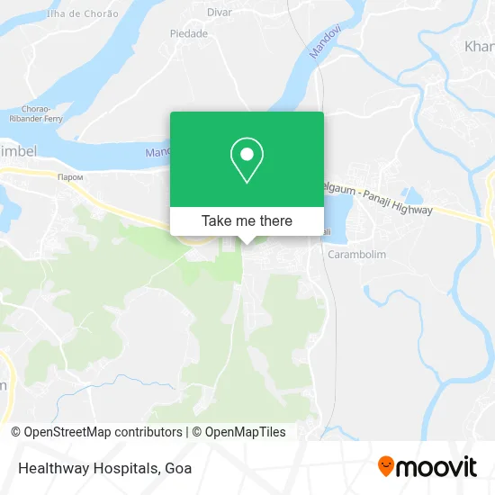 Healthway Hospitals map
