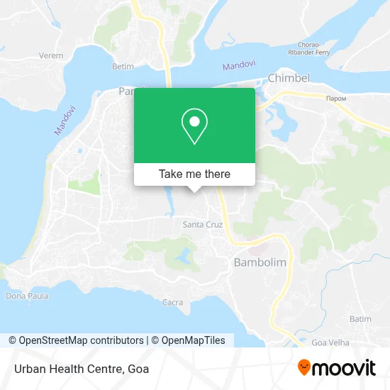 Urban Health Centre map