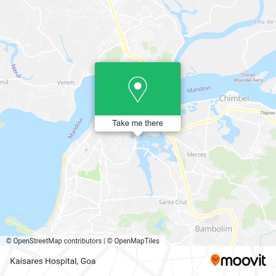 Kaisares Hospital map