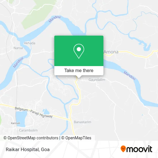 Raikar Hospital map