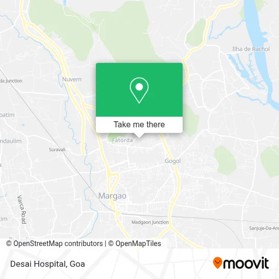 Desai Hospital map