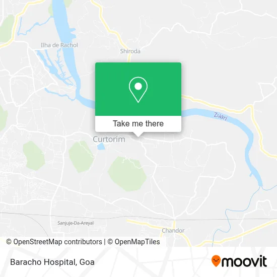 Baracho Hospital map