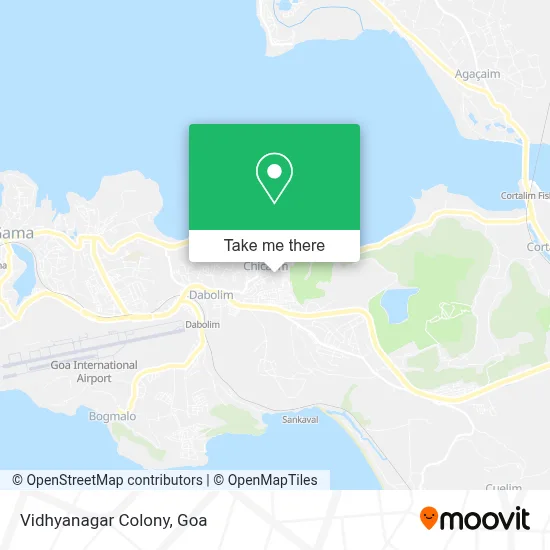 Vidhyanagar Colony map