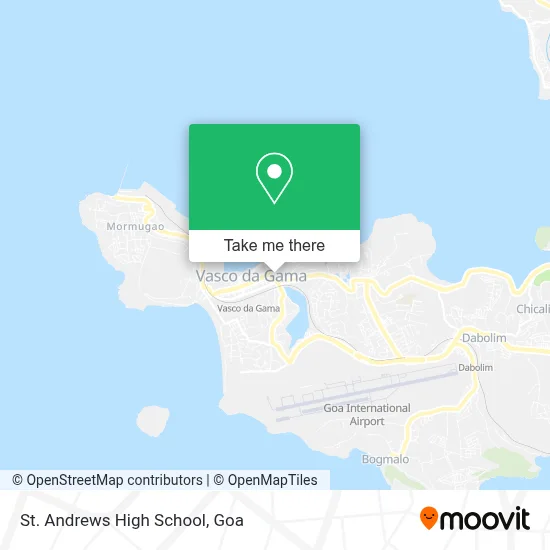 St. Andrews High School map