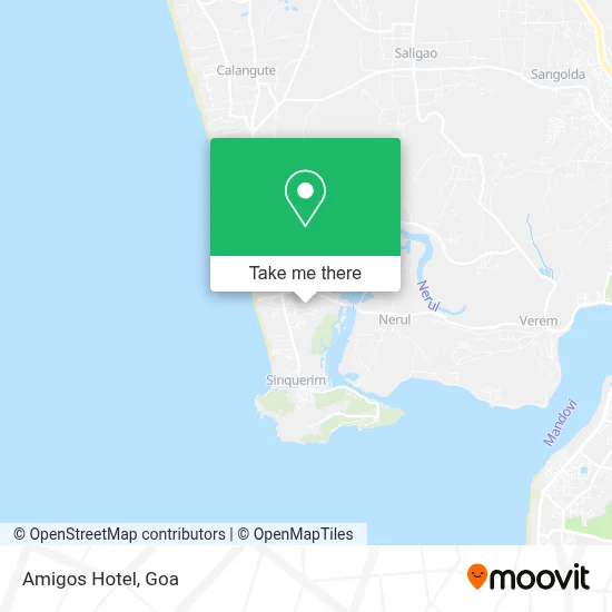 Amigos Hotel map