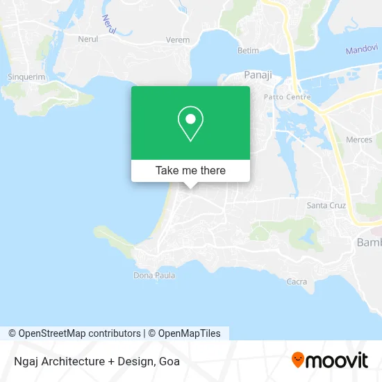 Ngaj Architecture + Design map