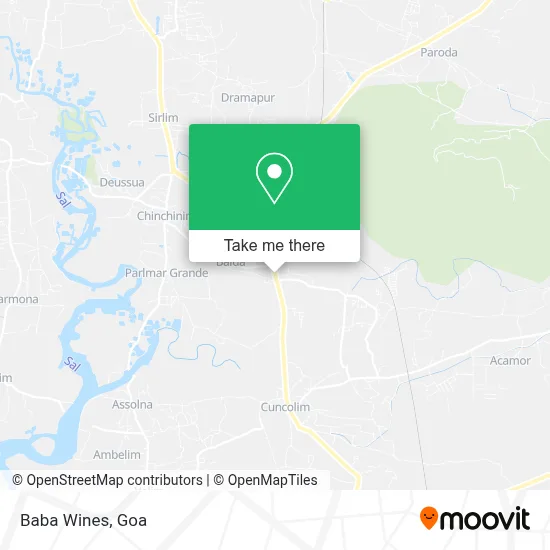 Baba Wines map
