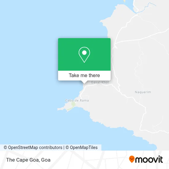 The Cape Goa map