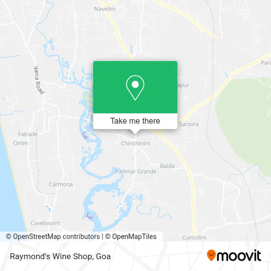 Raymond's Wine Shop map