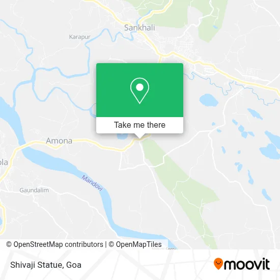 Shivaji Statue map