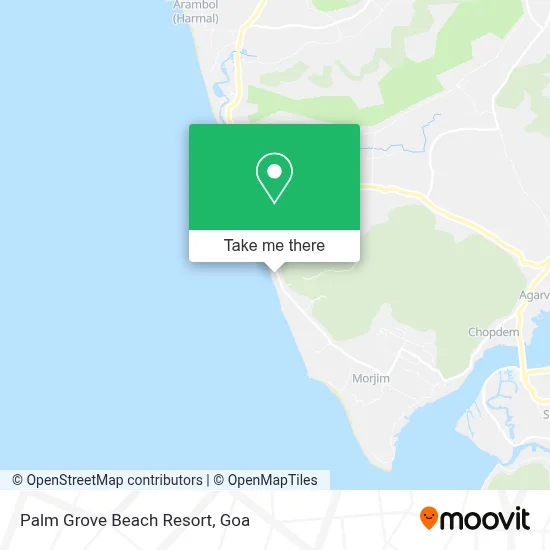 Palm Grove Beach Resort map