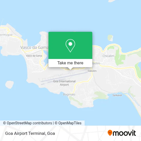 Goa Airport Terminal map