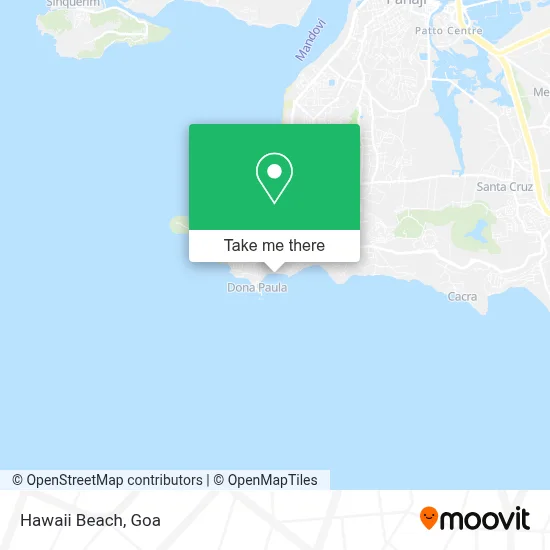 Hawaii Beach map