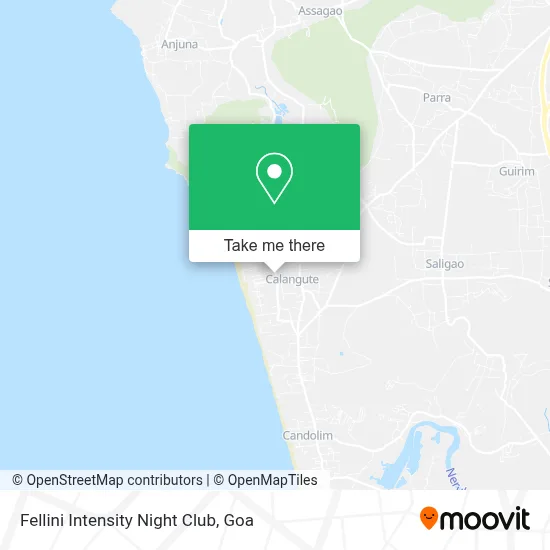 Fellini Intensity Night Club map